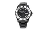 ROLEX GMT-Master II 3186 Movement DLC Coating Case Wrist Watch